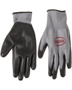 Boss Tactile Grip Men's Large Nitrile Coated Glove (10-Pack)