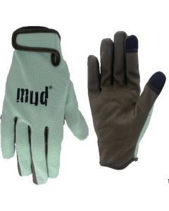 Mud Women's Small/Medium Synthetic Leather Mint Garden Glove