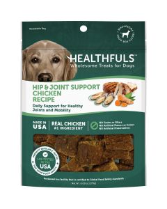 Healthfuls Hip & Joint Support Chicken Recipe Dog Treat, 6 Oz.