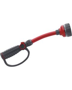 Orbit Pro Flo 14 In. 7-Pattern D-Grip Water Wand, Red & Black