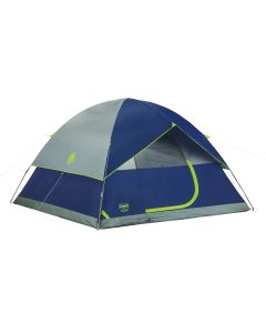 Coleman Sundome 6-Person Dome Tent, Navy & Gray