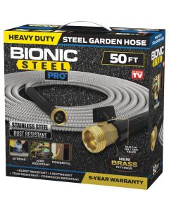 Bionic Steel Pro 5/8 In. Dia. X 50 Ft. L. Stainless Steel Garden Hose