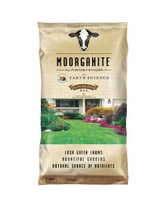 Earth Science Moorganite 25 Lb. 2500 Sq. Ft. 5-1-1 Natural Lawn & Garden Fertilizer