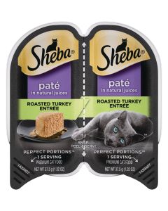 Sheba Perfect Portions Pate 2.6 Oz. Adult Roasted Turkey Wet Cat Food