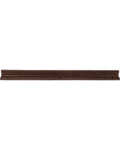 Rubberific 3 In. H. x 4 Ft. L. Brown Rubber Brickface Edger