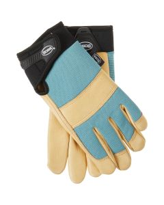 Boss Job Master Aqua Armor Women's Medium/Large Green & Tan Work Glove