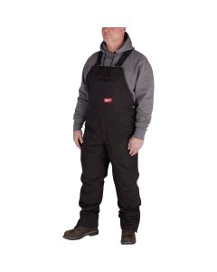 Milwaukee FREEFLEX Men's 3XL Black Insulated Bib Overalls