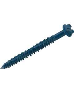 Hillman 1/4 In. x 1-1/4 In. Hex Washer Tapper Concrete Screw Anchor (100 Ct.)