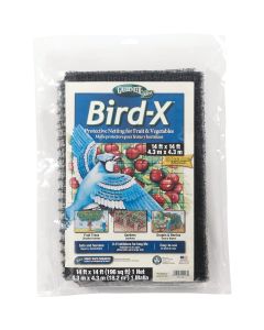 Bird X 3/4 In. Mesh 14 Ft. x 14 Ft. Garden Netting