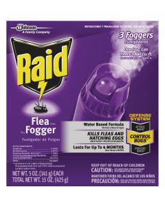 Raid 5 Oz. Flea Fogger (3-Pack)