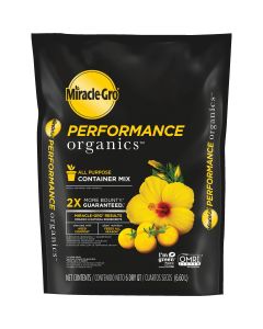 Miracle-Gro Performance Organics 6 Qt. 3 Lb. All Purpose Container Potting Mix