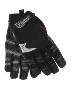 KincoPro General Men's Large Black Polyester-Spandex Work Glove