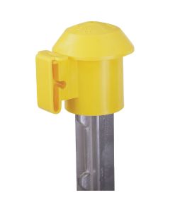 Dare Cap Yellow Polyethylene T-Post Electric Fence Insulator (10-Pack)