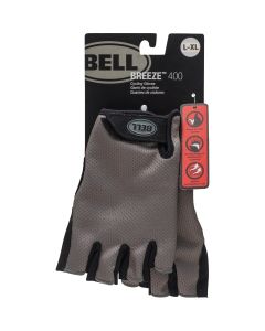 Bell Breeze 400 Black Suede Cycling Gloves, L/XL