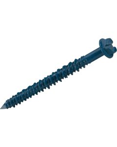 Hillman 3/16 In. x 1-1/4 In. Hex Washer Tapper Concrete Screw Anchor (100 Ct.)