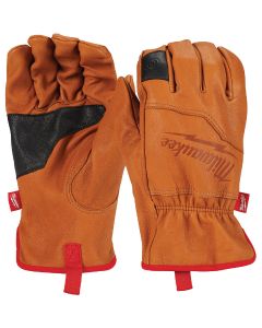 Milwaukee Men's XL Goatskin Leather Work Gloves