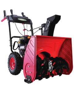 PowerSmart 24 In.Two-Stage Electric Start Gas Snow Blower with LED Light