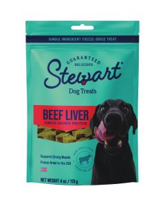 Stewart 4 Oz. Freeze-Dried Beef Liver Dog Treats