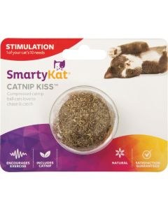 SmartyKat Catnip Kiss Compressed Catnip Ball Cat Toy