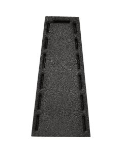 Rubberific 21-1/2 In. Black Recycled Rubber Premium Splash Block