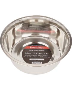 Boss Pet ProSelect 96 Oz. Heavy Stainless Steel Mirror Finish Dog Bowl