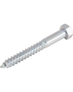 Hillman 1/2 In. x 10 In. Zinc Hex Lag Screw (25 Ct.)