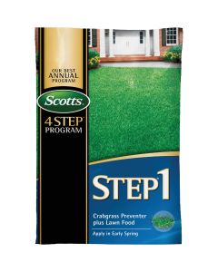 Scotts 4-Step Program Step 1 13.46 Lb. 5000 Sq. Ft. 28-0-7 Lawn Fertilizer with Crabgrass Preventer