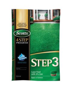 Scotts 4-Step Program Step 3 12.60 Lb. 5000 Sq. Ft. 32-0-4 Lawn Fertilizer with 2% Iron