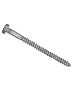 Hillman 1/4 In. x 1-1/2 In. Galvanized Hex Lag Screw (100 Ct.)