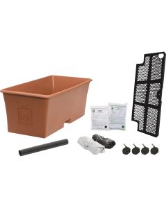 EarthBox 13 In. W. x 10.62 In. H. x 29.25 In. L. Terracotta Garden Kit