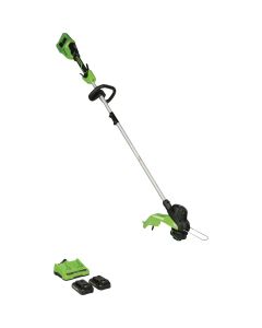 Greenworks 48V (2X24V) 15 In. TORQDRIVE String Trimmer w/(2) 2.0 Ah USB Batteries & Charger