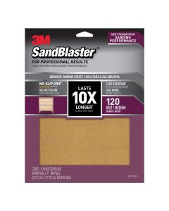 9"X11" 120- Grit Sndblaster 4 Pk