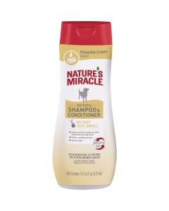 Nature's Miracle 16 Oz. Oatmeal Dog Shampoo & Conditioner