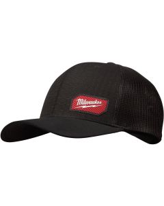 Milwaukee GridIron Snapback Black Trucker Hat