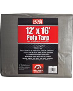 12x16 Slvr H/Duty Tarp