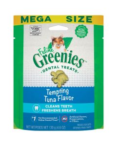 Greenies Tempting Tuna 4.6 Oz. Dental Cat Treats