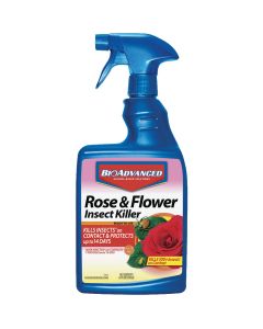 BioAdvanced 24 Oz. Ready To Use Trigger Spray Flower & Rose Insect Killer