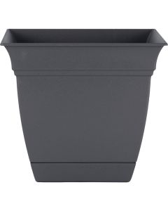 HC Companies Eclipse 12 In. x 12 In. x 10.50 In. Resin Warm Gray Planter