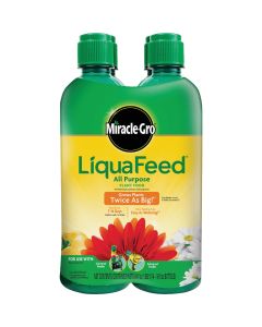 Miracle-Gro LiquaFeed 16 Oz. Ea. 12-4-8 Ready To Use Liquid Plant Food (4-Pack)