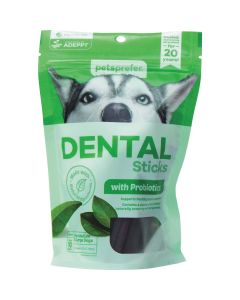 Pets Prefer Dental Sticks with Probiotics (10-Count)