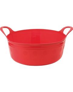 Tuff Stuff 5 Qt. Red Plastic Flex Tub