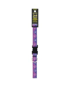 Lupine HL 1 In. Pink Paws 16 to 28 In. Adjustable Collar