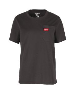 Milwaukee GridIron Women's XL Black Short Sleeve Pocket T-Shirt