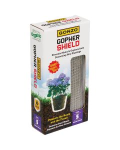 Gonzo Gopher Shield 5 Gal. Stainless Steel Weave Plant Protector (2-Pack)