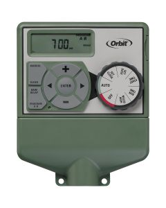 Orbit WaterMaster Dual Program 6-Station Indoor Mount Plug-In Sprinkler Timer