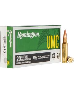 Remington .308 Win 150 Grain FMJ Centerfire Ammunition Cartridges