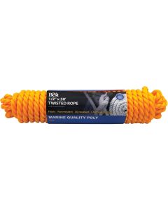 1/2"X50' Poly Twist Rope