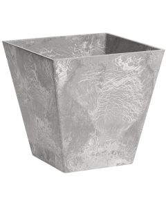 Novelty ArtStone Ella 12 in. W. x 12 in. H. x 12 in. L. x Gray Resin Planter