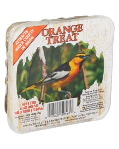 C&S 11 Oz. Orange Treat Wild Bird Suet