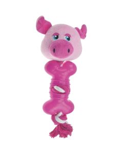 Boss Pet Pet Park Blvd Ropers Pig Dog Toy